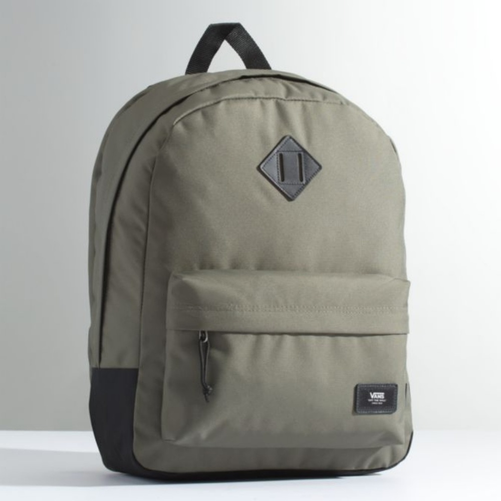 Vans Old Skool Plus Waxed Canvas Grey Backpack